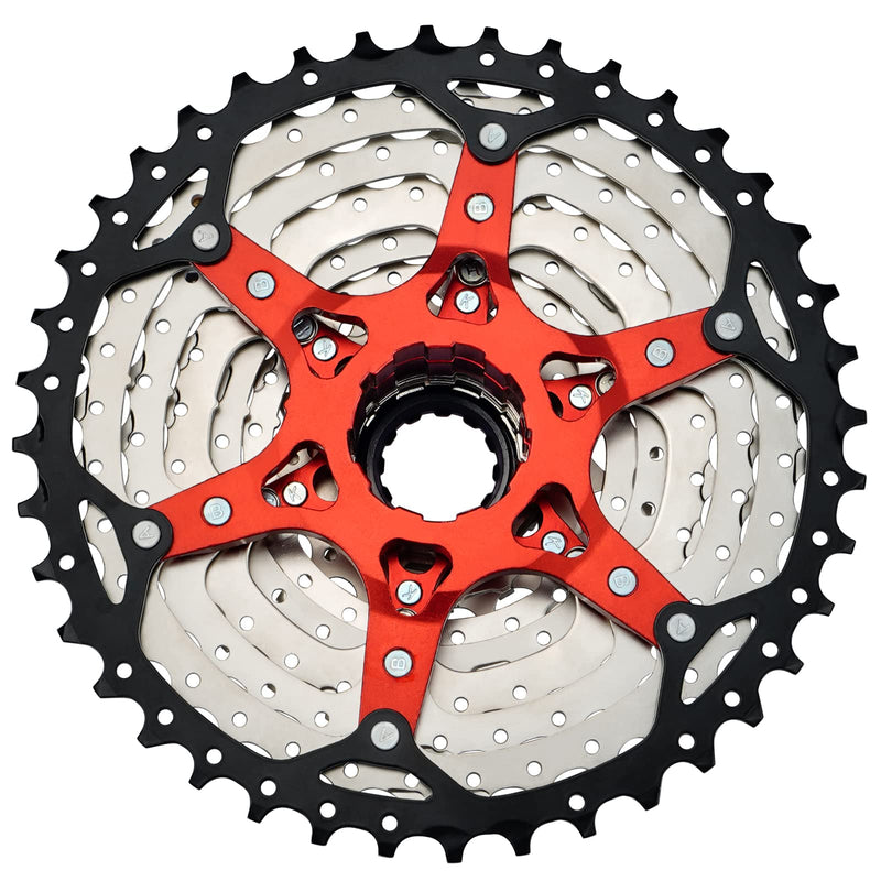  [AUSTRALIA] - Nuo desire 11 Speed Cassette,11-40T,11-42T,11-46T,11-50T,Cassettes 11 Speed,Compatible Shimano and Sram Standard HG Hub for Mountain Bike Road Bicycle 11 Speed-11-40T-Silver