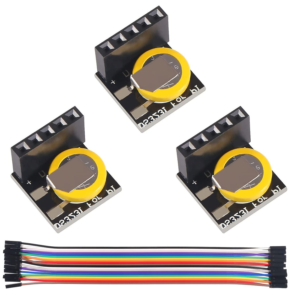  [AUSTRALIA] - Alinan 3pcs DS3231 Raspberry Pi Battery with 20pin 20cm Female to Female Dupont Cable High Precision RTC Real Time Clock Module 3.3V/5V for Arduino