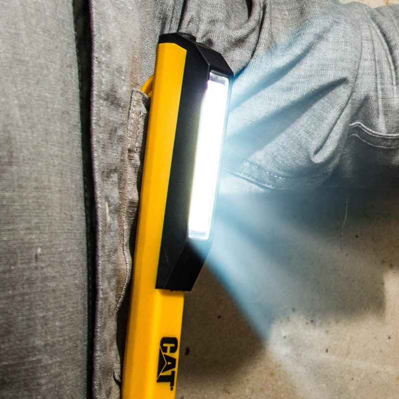 Cat CT1000 Pocket COB LED Flood Beam Pocket Work Light, Black/Yellow 1-Pack - LeoForward Australia