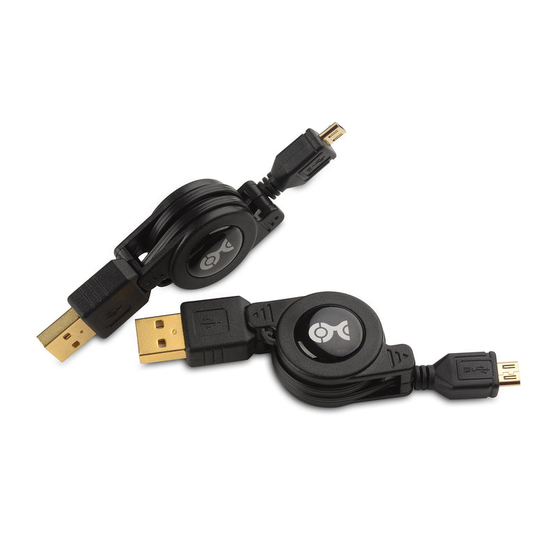 Cable Matters 2-Pack Retractable Micro USB Cable - 2.5 Feet - LeoForward Australia