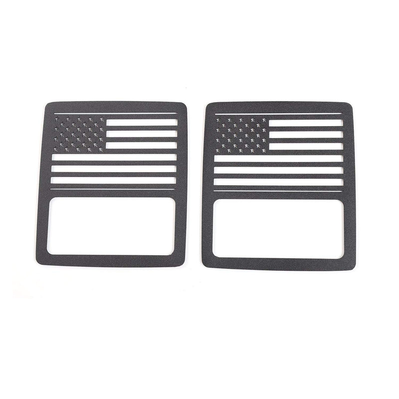  [AUSTRALIA] - JeCar Tail Light Cover US Flag Taillight Guard for 2018-2019 Jeep Wrangler Unlimited JL Sport/Sports
