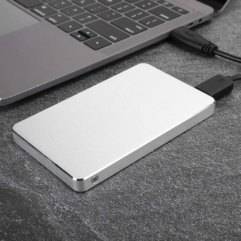  [AUSTRALIA] - Portable 500GB External Hard Drive Portable HDD, Small Portable Mobile Hard Disk– USB 3.0 for PC, Mac - External Solid State Drive,White