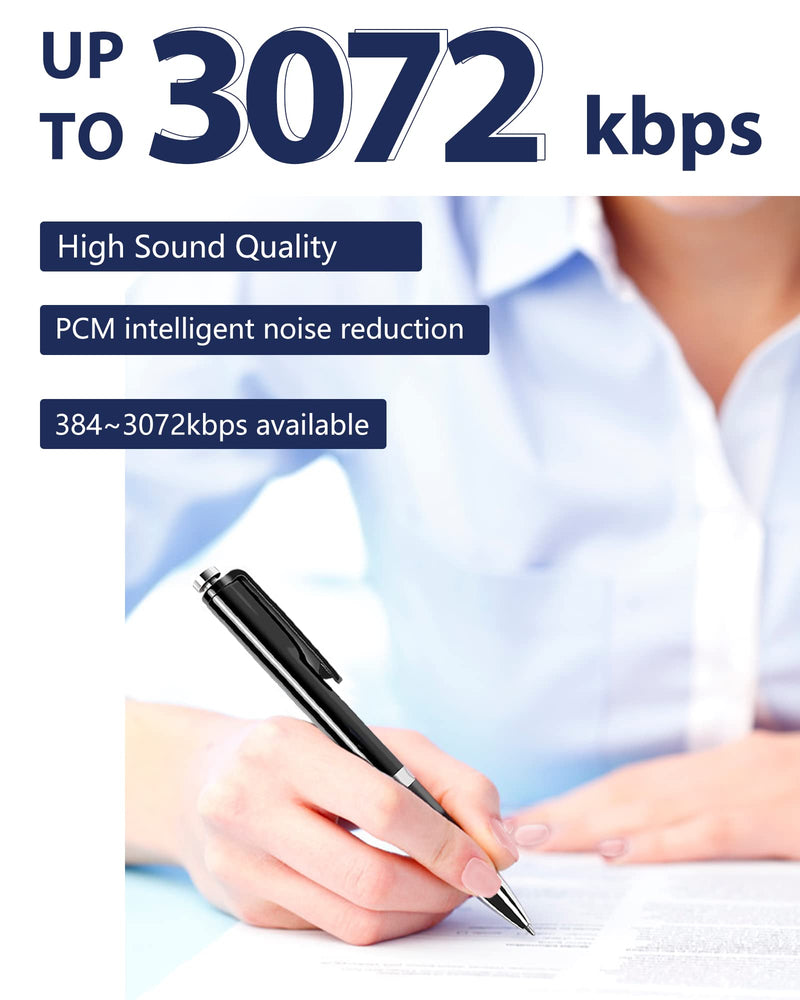  [AUSTRALIA] - 64GB Digital Voice Recorder, XIXITPY Voice Activated Recorder with 375 Hours Recording Storage for Lectures Meetings Classes, Audio Recorder for Portable MP3 Playback 64GB