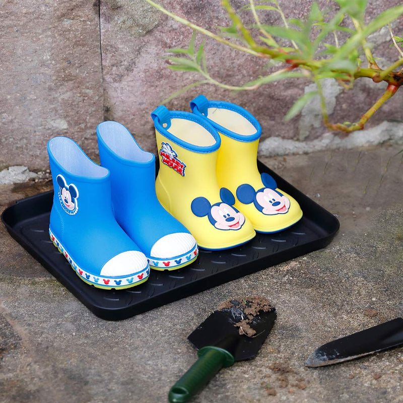  [AUSTRALIA] - Shoe Drip Trays,Shoe Mat Tray Set of 3 for Indoor and Outdoor Use in All Seasons 13.7x10.6inch