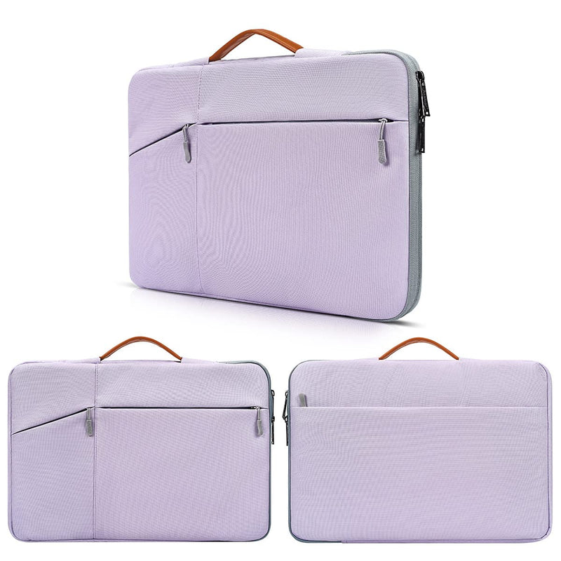  [AUSTRALIA] - 17.3 Inch Laptop Sleeve Briefcase Women Ladies Bag Carrying Case for HP Envy 17/Pavilion 17/OMEN 17.3, Dell G3 G7 17.3/Dell Inspiron 17, Acer Aspire 17, Lenovo ASUS ROG MSI GS75 GF75 17.3 Case, Purple 17-17.3 Inch