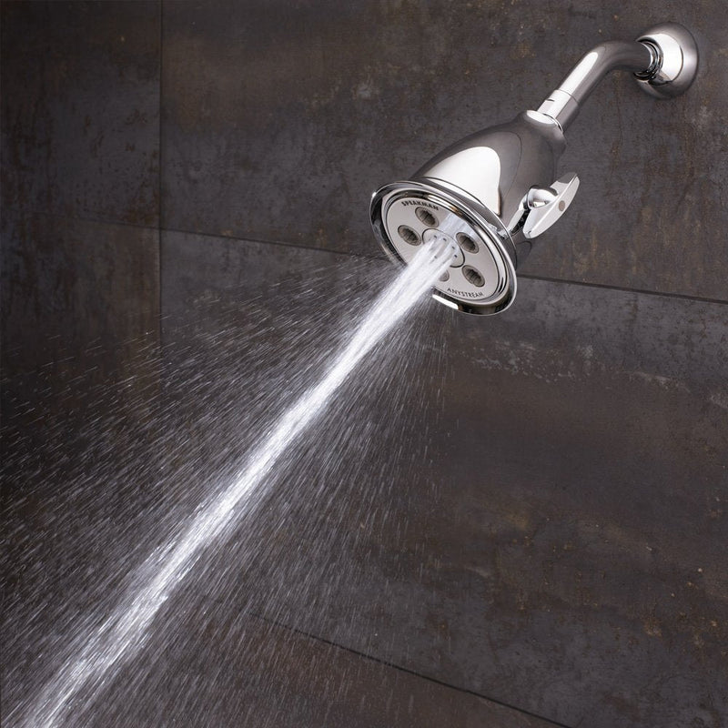  [AUSTRALIA] - Speakman, Polished Chrome S-2005-HB Hotel Anystream High Pressure Shower Head-2.5 GPM Adjustable Replacement Bathroom Showerhead 2.5 GPM