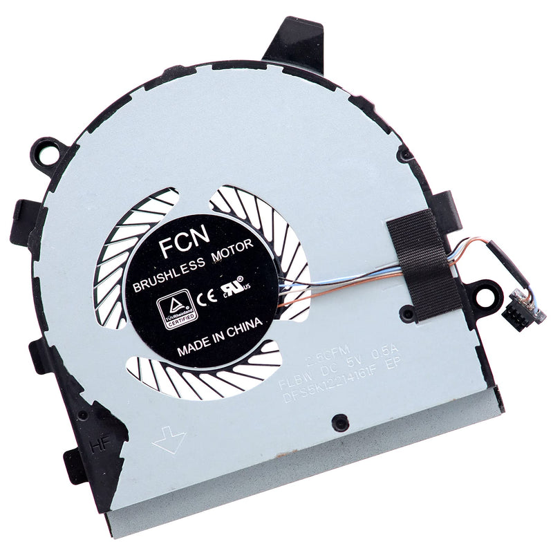  [AUSTRALIA] - Deal4GO CPU Cooling Fan 1XVDH 01XVDH DFS5K12214161F FLBW Replacement for Dell Inspiron 13 7390 2-in-1 P113G, Black