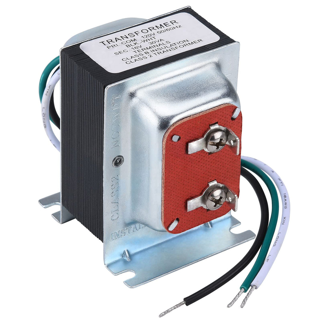  [AUSTRALIA] - Doorbell Transformer 16V 30VA AC Power Supply Thermostat Power Adapter Hardwired Door Chime Transformer 16V30VA
