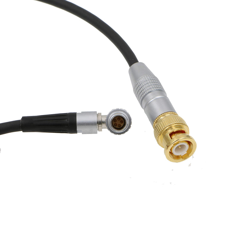  [AUSTRALIA] - Uonecn Time Code TC Cable BNC Male to Right Angle 0B 5 Pin Male for ARRI Alexa Sound Device 39''