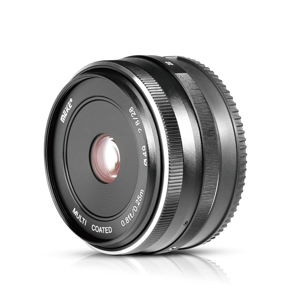  [AUSTRALIA] - Voking 28mm F2.8 APS-C Fixed Manual Focus Lens Compatible with Sony E Mount Mirrorless Camera NEX 3 3N 5 NEX 5T NEX 5R NEX 6 7 A6400 A5000 A5100 A6000 A6100 A6300 A6500 A6600