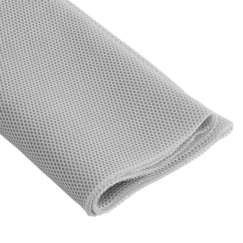  [AUSTRALIA] - Tihebeyan Speaker Cloth Stereo Grill Mesh Fabric, Speaker Grill Cloth Stereo Mesh Fabric Dustproof Speaker Mesh Cloth Protective Grille Cover for Stereo Audio Speaker Repair 140cm x 50cm(Gray) Gray