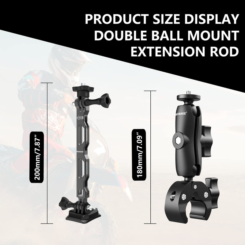  [AUSTRALIA] - NUOBAKE 38 in 1 Motorcycle Accessories Mount Bundle Kit for Insta360 ONE X2, X3,ONE X, ONE R , RS Cameras and GOPRO, APMAN, Fusion, AKASO, SJCAM,DJI OSMO Action,YI Action Camera and More