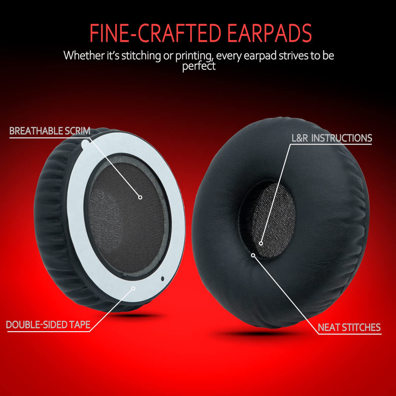  [AUSTRALIA] - Replacement Ear Pads for Sony MDR-XB550AP MDR-XB450AP MDR-XB450 Extra Bass On-Ear Headphones, Memory Foam Soft Leather Replacement Ear Cushions by Krone Kalpasmos