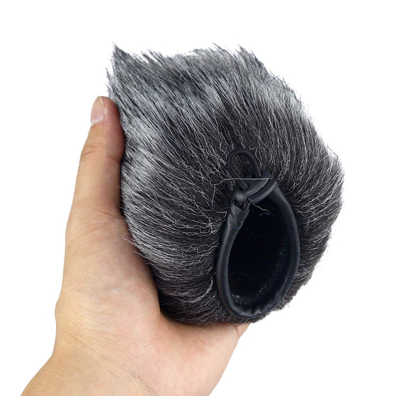  [AUSTRALIA] - SUNMON Razer Seiren X Furry Windscreen Muff, Mic Pop Filter/Shield Wind Cover fits Razer Seiren X USB Condenser Streaming Microphone