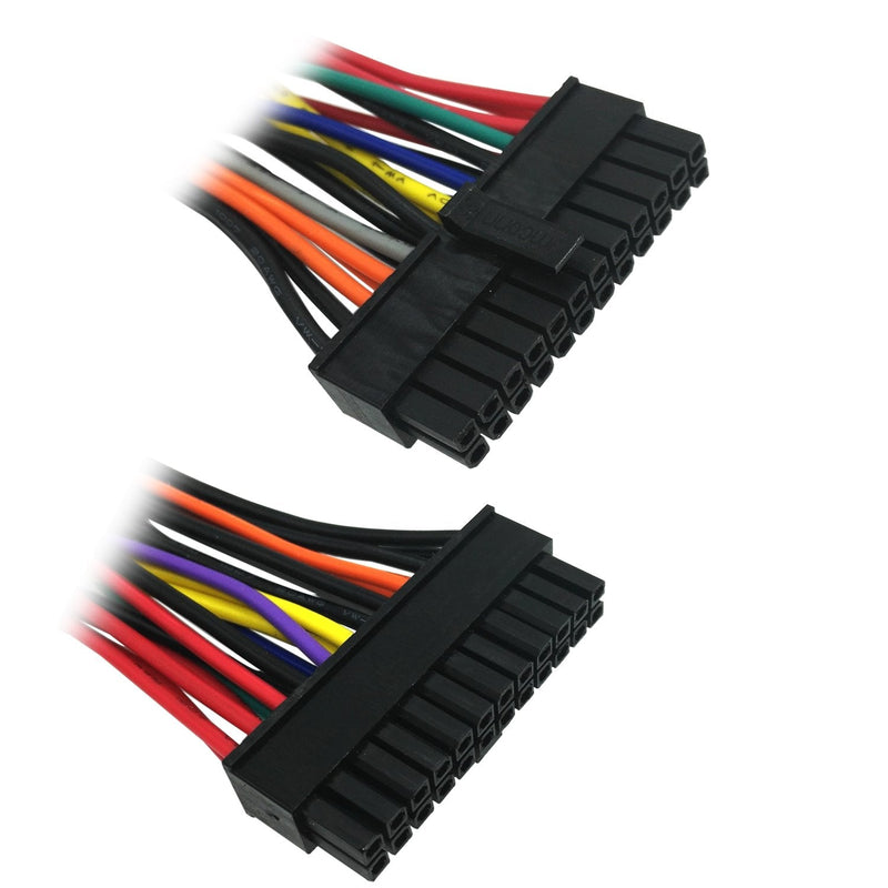  [AUSTRALIA] - COMeap 24 Pin Female to Mini 24 Pin Male ATX Main Power Adapter Cable for DELL Optiplex 380 580 760 780 960 980 3.94-inch(10cm)
