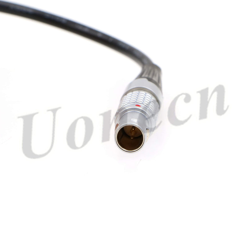  [AUSTRALIA] - Uonecn Right Angle DC Male to 2 Pin Male Teradek Bolt Power Cable for Transmitter Tilta Battery Plate on The FS7