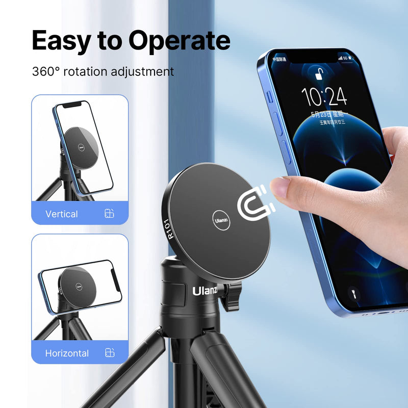  [AUSTRALIA] - ULANZI R101 1/4" Mount for MagSafe Lightweight and Compact, Magnetic Tripod Adapter Only for iPhone13/12 Pro/Pro Max/Mini, Magsafe Case/Cover, Tripod, Selfie Stick, Live Broadcast Tripod