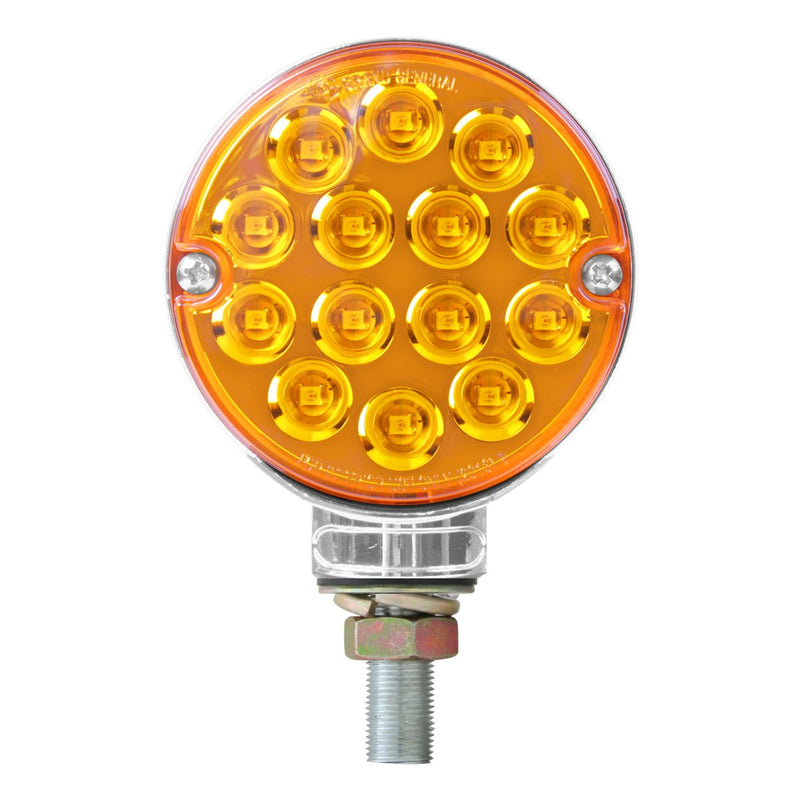  [AUSTRALIA] - Grand General 75191 Amber/Amber 3" Pearl Double Faced 14 LED Light