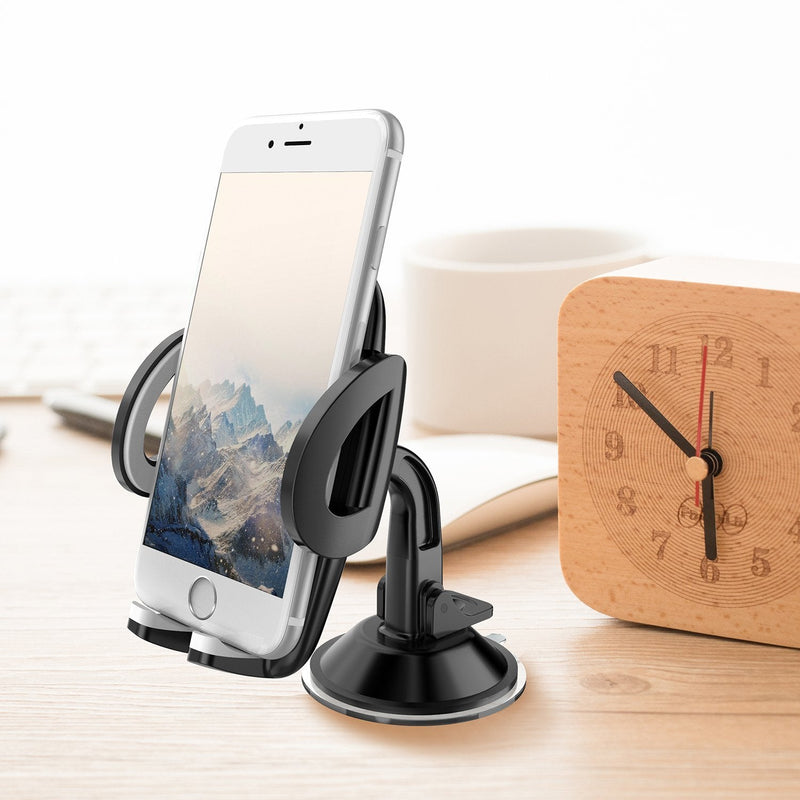  [AUSTRALIA] - WixGear 3-in-1 Universal Car Phone Mount, Phone Holder for Car, Cell Phone Car Mount Air Vent Holder with Dashboard Mount and Windshield Mount for Cell Phones