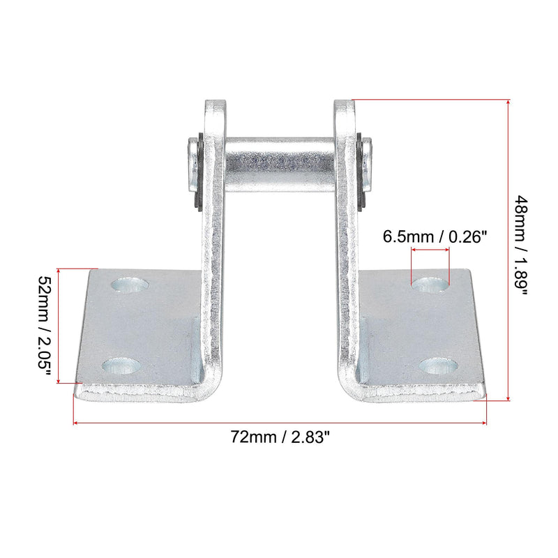  [AUSTRALIA] - uxcell Air Cylinder Rod Clevis Mounting Bracket 4 Bolt Holes 52x72x48mm MA/MAL Pneumatic Parts for 32mm Cylinder Bore