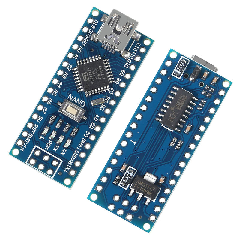  [AUSTRALIA] - AOICRIE 3pcs Nano V3.0 ATmega328P CH340G 5V 16M Mini USB Micro Controller Board Development Board with PIN Headers Pin Unsoldered (3PCS Nano V3.0 ATmega328P)