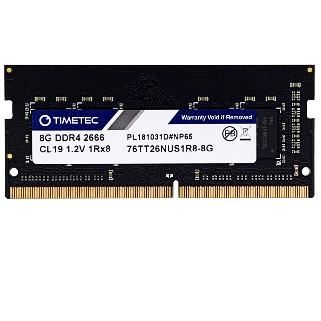  [AUSTRALIA] - Timetec Hynix IC 8GB DDR4 SODIMM for Intel NUC KIT/Mini PC/HTPC/NUC Board 2666MHz PC4-21300 Non ECC Unbuffered 1.2V CL19 1Rx8 Single Rank 260 Pin Computer Memory Ram Module Upgrade(8GB)
