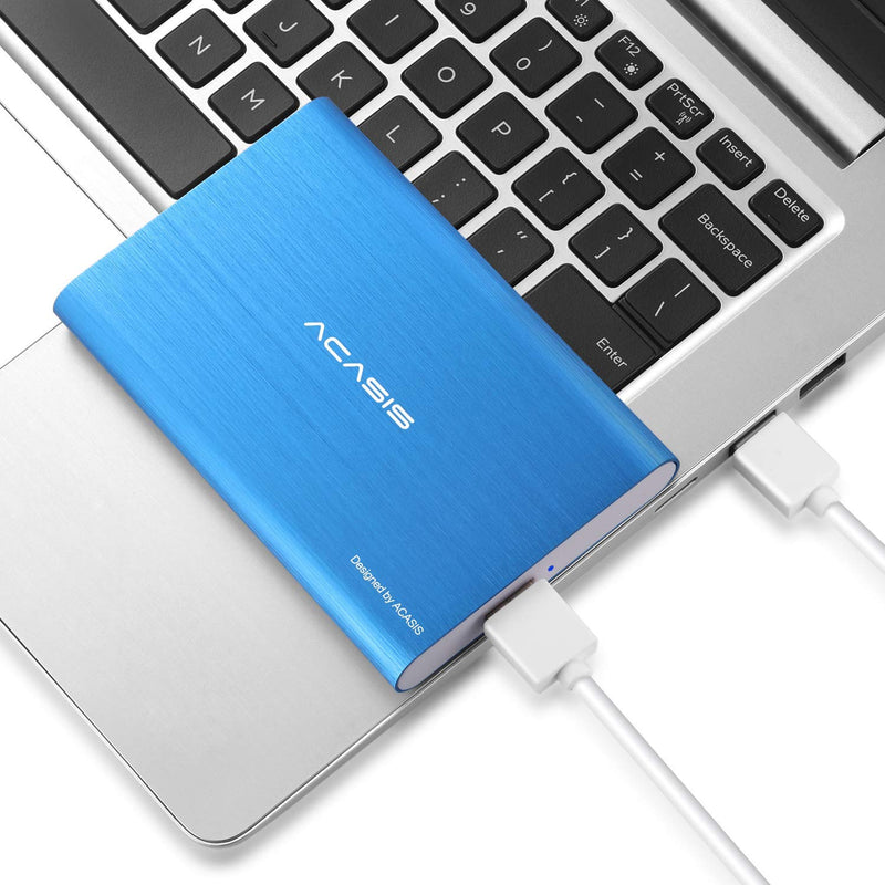  [AUSTRALIA] - ACASIS USB3.0 2.5" Portable External Hard Drive 320GB Hard Disk for Desktop Laptop HDD (320GB, Blue)