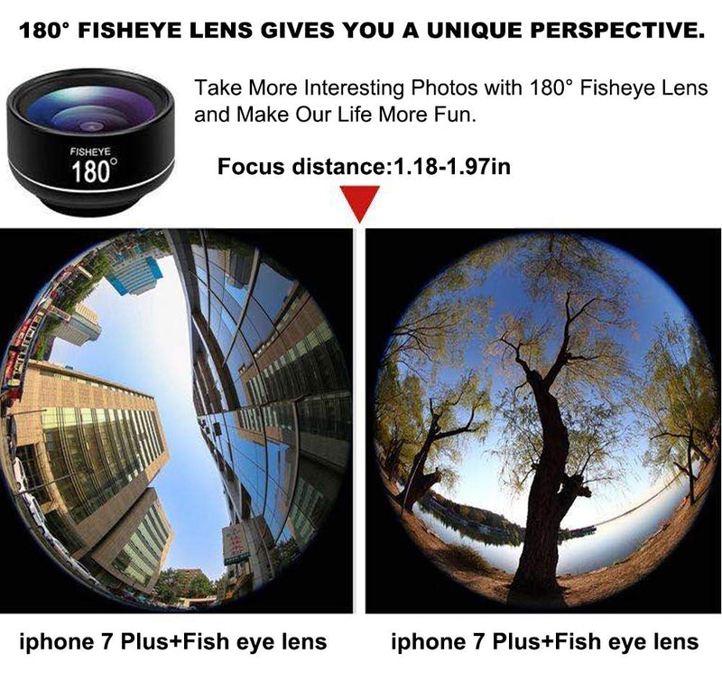 180° fisheye Lens,for iPhone,Samsung,Pixel,BlackBerry etc,with Clip,Cell Phone Lens,anamorphic Lens,Funny Pictures - LeoForward Australia