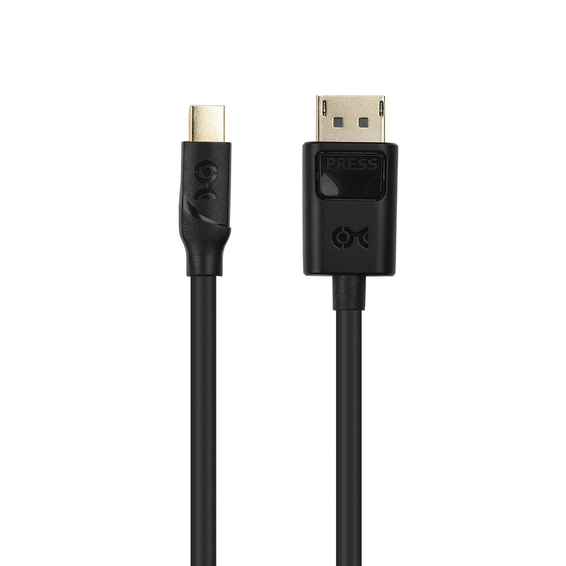 [AUSTRALIA] - Cable Matters Mini DisplayPort to DisplayPort Cable (DisplayPort to Mini DisplayPort 1.4 Cable) with 8K 60Hz Video Resolution and HDR in Black 3 Feet - Thunderbolt and Thunderbolt 2 Port Compatible