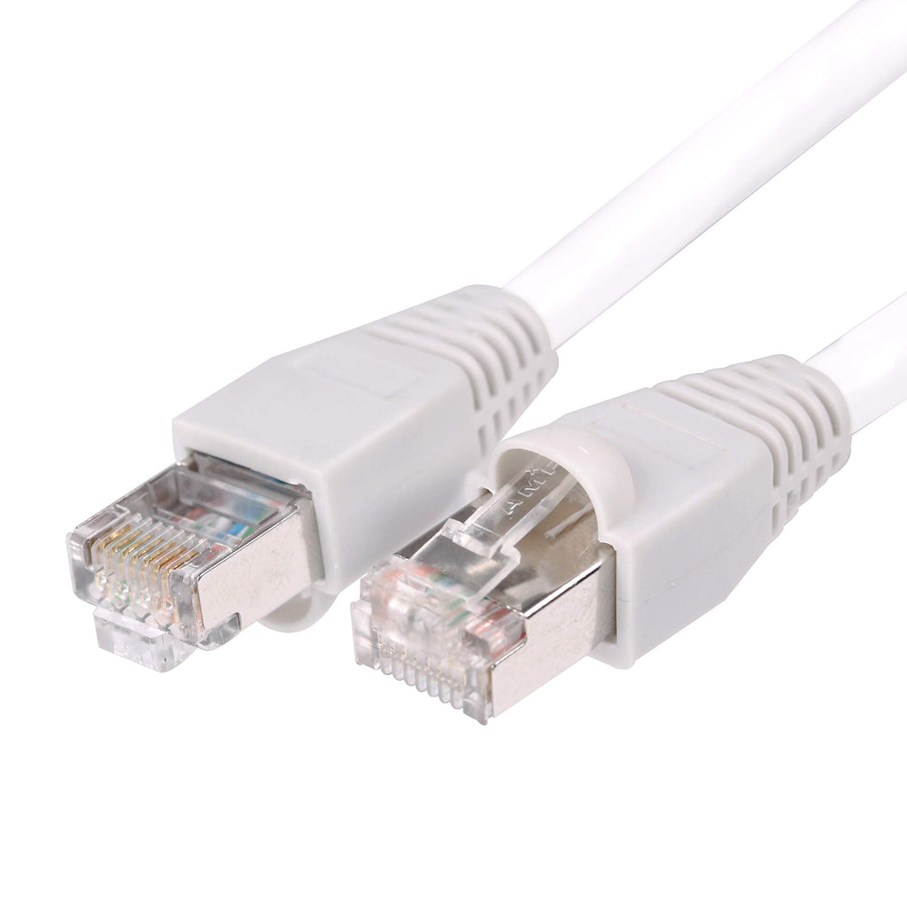  [AUSTRALIA] - Cat 6 Ethernet Cable - Different Sizes Network Cable RJ45 Connector - for Modem/Router/Gaming (27 FT Cat 6 Ethernet Cable, White Cat 6 Ethernet Cable) 27 FT Cat 6 Ethernet Cable
