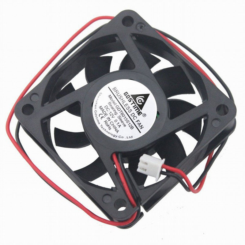  [AUSTRALIA] - GDSTIME 60mm x 60mm x 15mm 12v Brushless Dc Cooling Fan