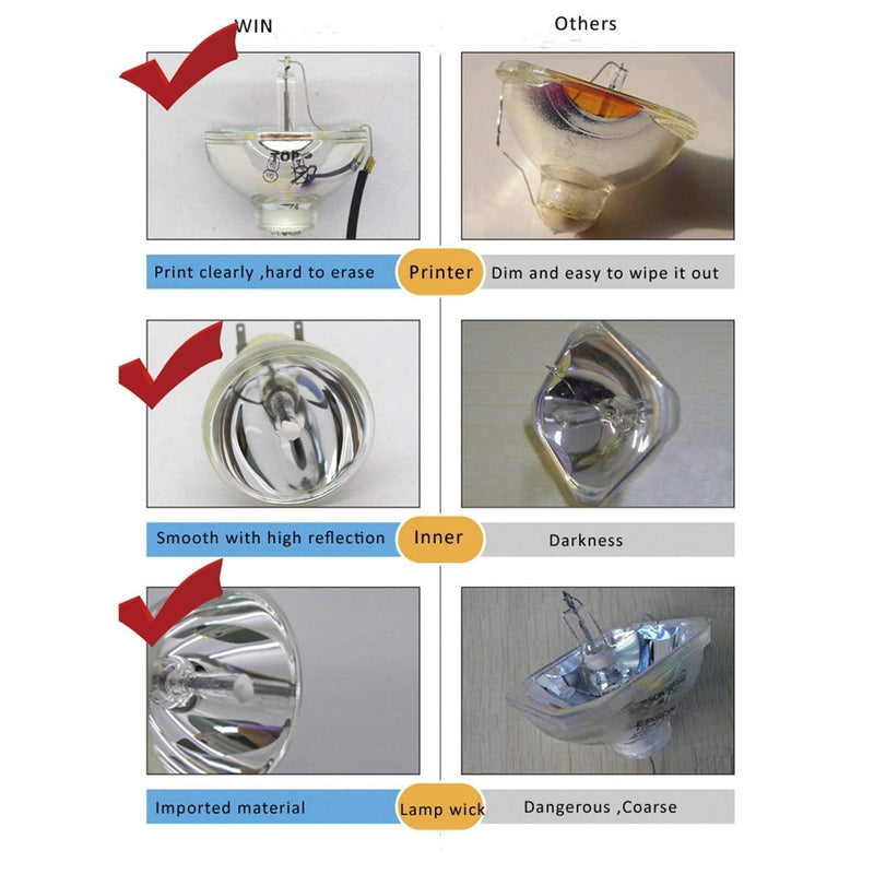  [AUSTRALIA] - Tawelun 915B403001 915B403A01 Mitsubishi Projection Replacement Lamp DLP Bulb with Housing for TVs