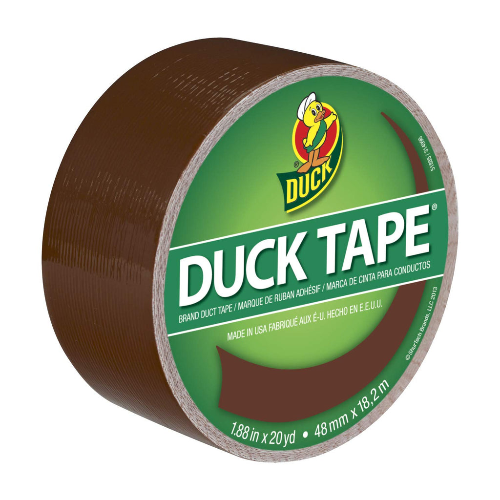  [AUSTRALIA] - Duck Brand 1304965 Color Duct Tape, Single Roll, Brown