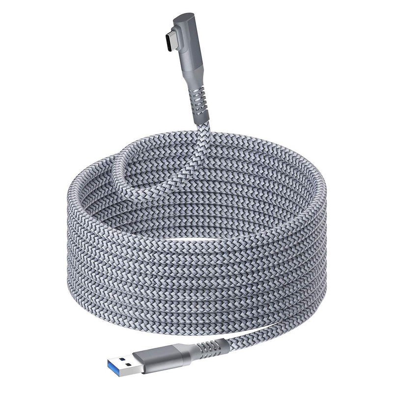  [AUSTRALIA] - dethinton Compatible for Oculus Link Cable 16FT, Nylon Braided USB 3.0 Type A to C 5Gbps VR Headset Charging Cable for Oculus Quest 2/1 / Rift S, High Speed Data Transfer for Gaming PC…