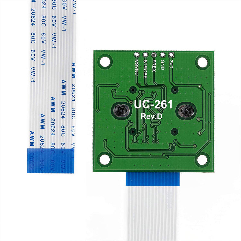  [AUSTRALIA] - Arducam for Raspberry Pi Camera, Interchangeable CS Mount Lens for Pi 4, 3, 3B+, 5MP OV5647 1080P CS Lens Camera for RPi