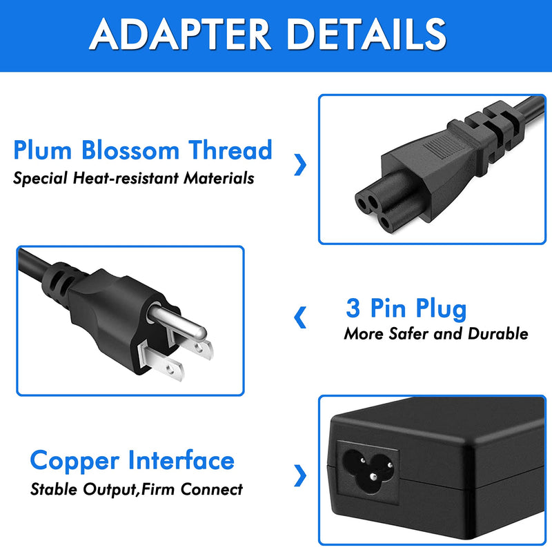  [AUSTRALIA] - 19.5V 3.33A AC Adapter Charger for HP 15-F009WM 15-F023WM 15-F039WM 15-F059WM 15-g073nr F9H92UA 15-g074nr Laptop 4.5/3.0mm Power Supply with Cord