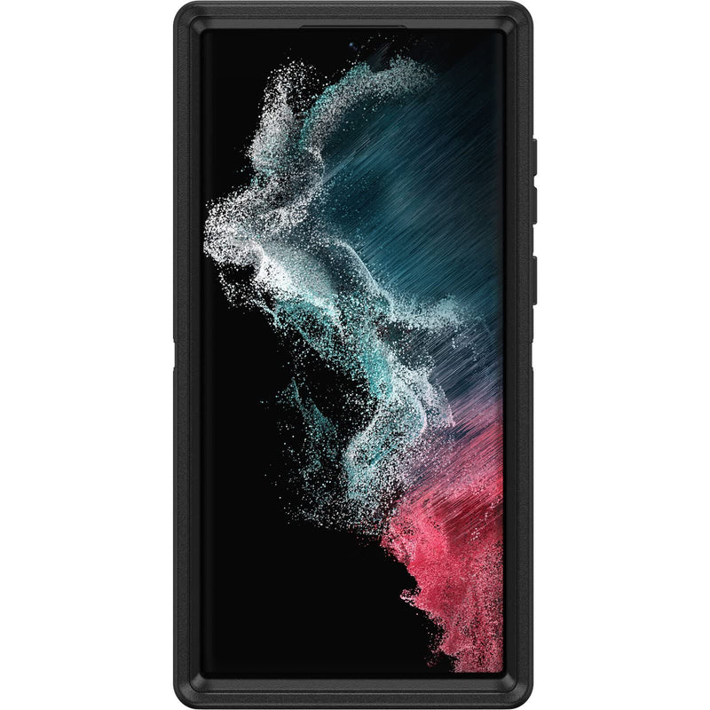  [AUSTRALIA] - OtterBox Defender Series Case for Samsung Galaxy S22 Ultra (Only) - Holster Clip Included - Microbial Defense Protection - Non-Retail Packaging - Black