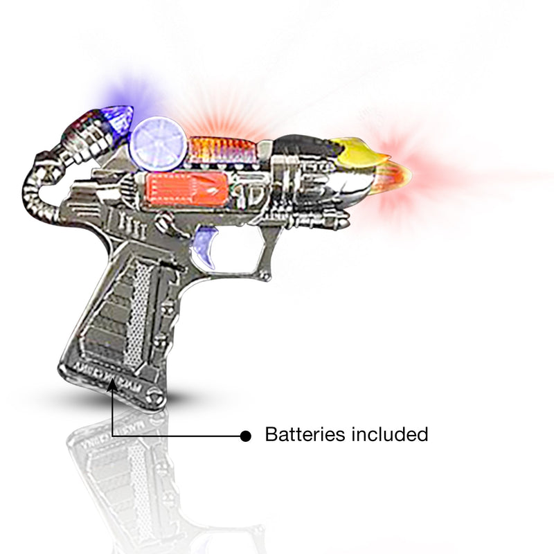 ArtCreativity Ranger Hand-Gun Toy Set with Flashing Lights and Sounds, 6 Cool Futuristic Handguns, Pretend Play Toy Gun, Great Party Favor - Gift for Boys and Girls, Batteries Included - LeoForward Australia