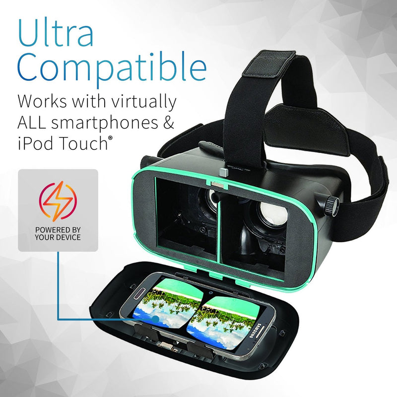  [AUSTRALIA] - Utopia 360° VR Headset | 3D Virtual Reality Headset for VR Games, 3D Movies, and VR Apps - Compatible with iPhone and Android Smartphones (2018 Virtual Reality Headset Model)