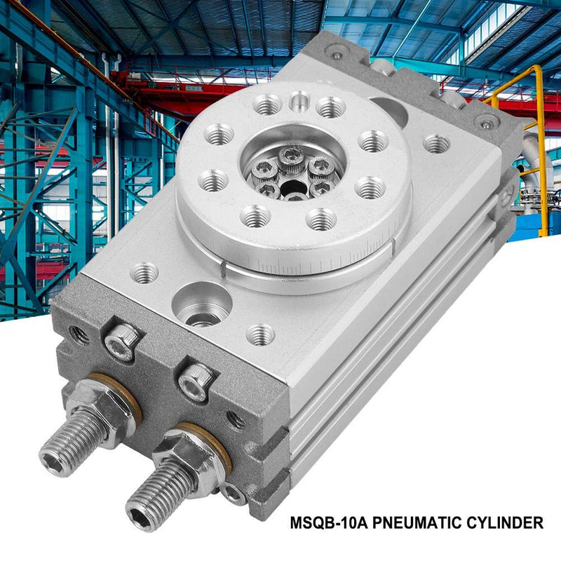  [AUSTRALIA] - 180 Degree Rotary Pneumatic air Cylinder, M5 Air Cylinder, 0.1-1.0MPa, 15 mm Diameter, Angle Adjustment Range 0-180 ¡ã, anticorrosive, Built-in Magnetic Ring