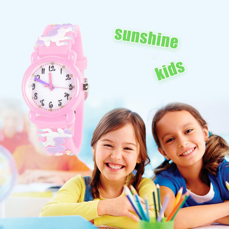 Gift for 4-13 Year Old Girls, Kids Watch Toys for Girl Boy Age 5-12 Birthday Present for Kids Unicorn Pink - LeoForward Australia