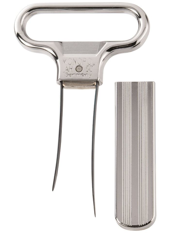  [AUSTRALIA] - Monopol Westmark Germany Steel Two-Prong Cork Puller with Cover (Silver Satin) 1