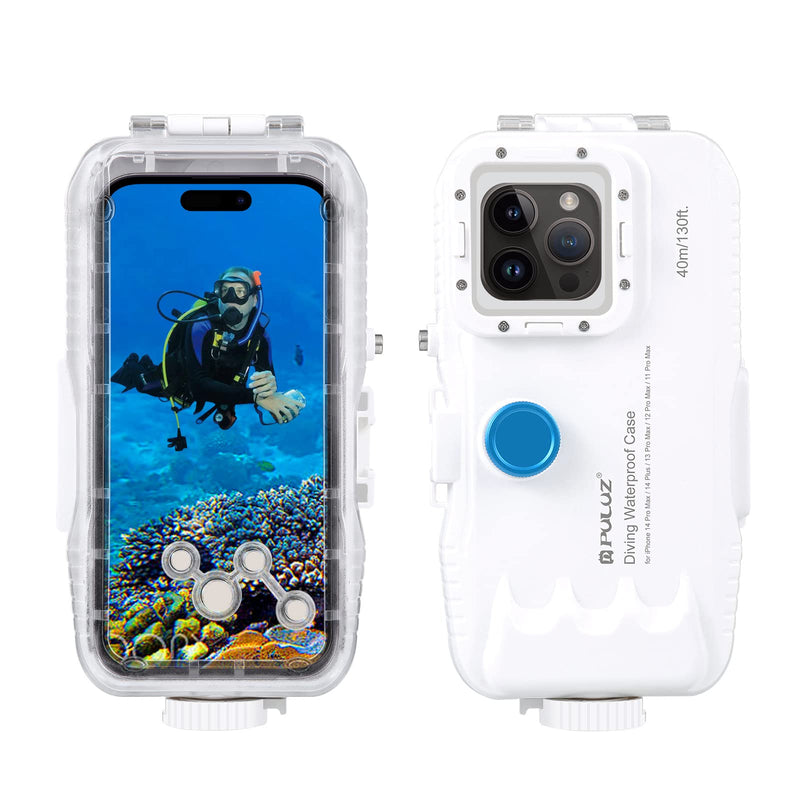  [AUSTRALIA] - Upgrade Dive Case for iPhone 14 Plus / 14 Pro Max, Waterproof Underwater Photography Housings, Diving Shell 40M Accessories
