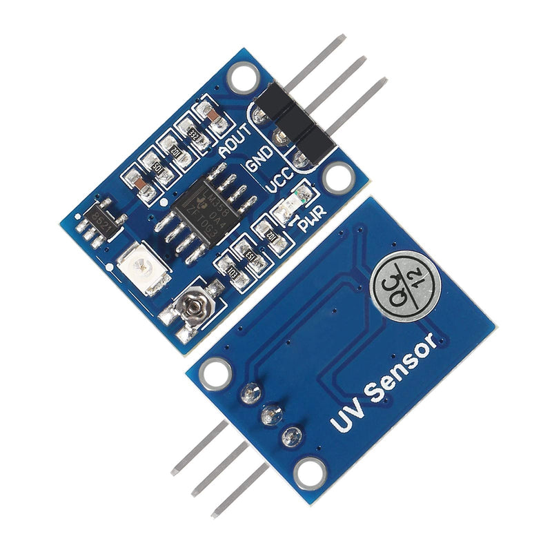  [AUSTRALIA] - DORHEA Response Wavelength UV Detection Sensor Module DC 3.3V-5V 200nm-370nm Response Ultraviolet Ray Detector UV Sensor Module