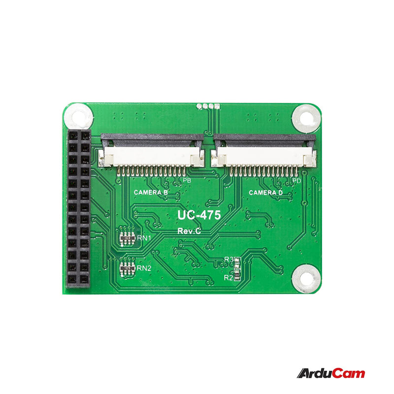  [AUSTRALIA] - Arducam Multi Camera Adapter Module V2.2 for Raspberry Pi 4 B, 3B+, Pi 3, Pi 2, Model A/B/B+, Work with 5MP or 8MP Cameras