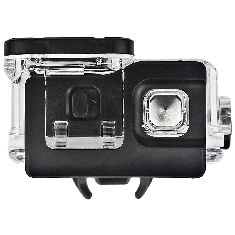  [AUSTRALIA] - FitStill Double Lock Waterproof Housing for GoPro Hero 2018/7/6/5 Black, Protective 45m Underwater Dive Case Shell with Bracket Accessories for Go Pro Hero7 Hero6 Hero5 Action Camera