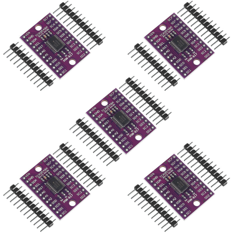  [AUSTRALIA] - 5PCS TCA9548A Expansion Board I2C IIC Multiplexer Breakout Board 8 Channel Expansion Board for Arduino