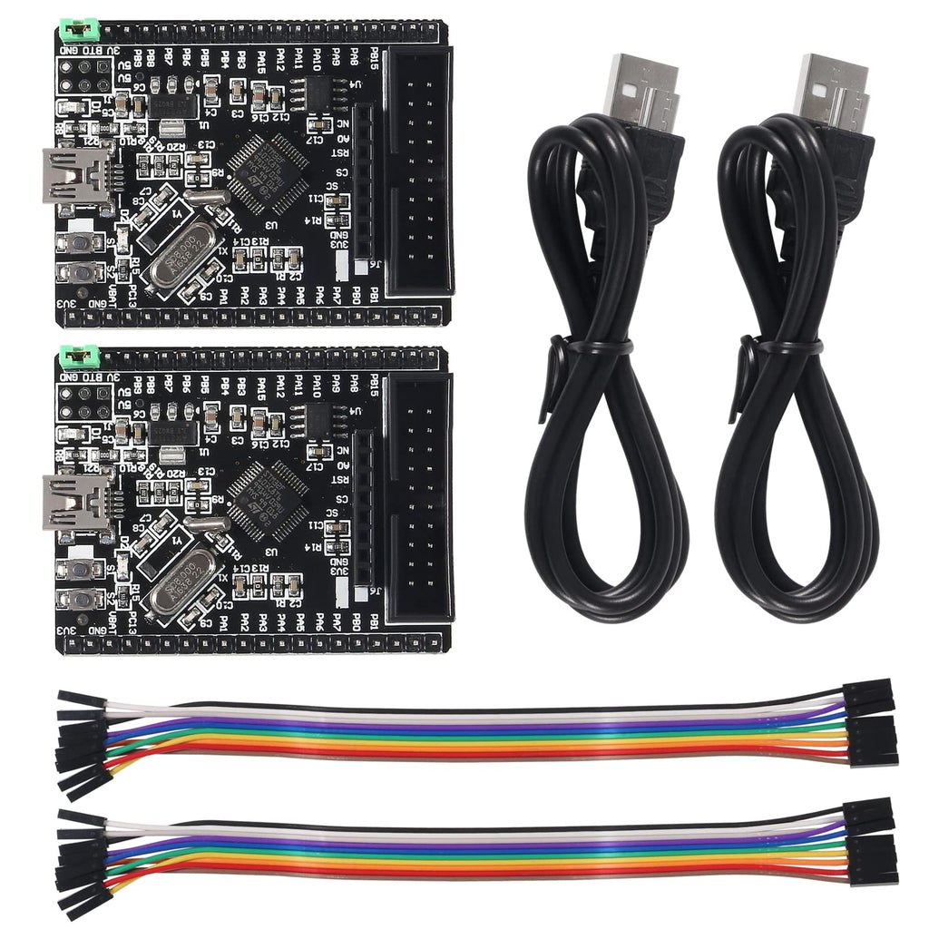  [AUSTRALIA] - DORHEA 2PCS STM32F103C8T6/CBT6 STM32F103 SMT32F1 STM32 System Core Board SCM Learning Board Evaluation Kit with 20C04- Data Parameter Memory Development Board