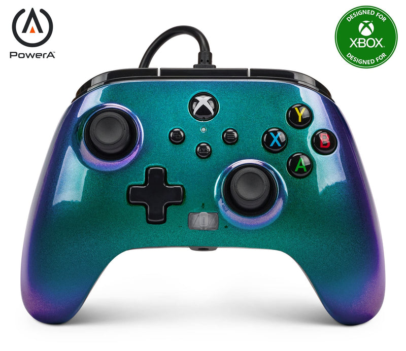  [AUSTRALIA] - PowerA Enhanced Wired Controller for Xbox Series X|S - Aurora Borealis, gamepad, wired video game controller, gaming controller, Xbox Series X|S