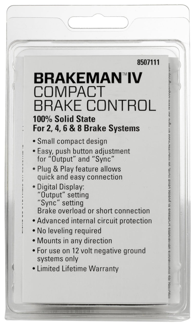  [AUSTRALIA] - REESE Towpower 8507111 Brakeman IV Digital Brake Control, Small Compact Design